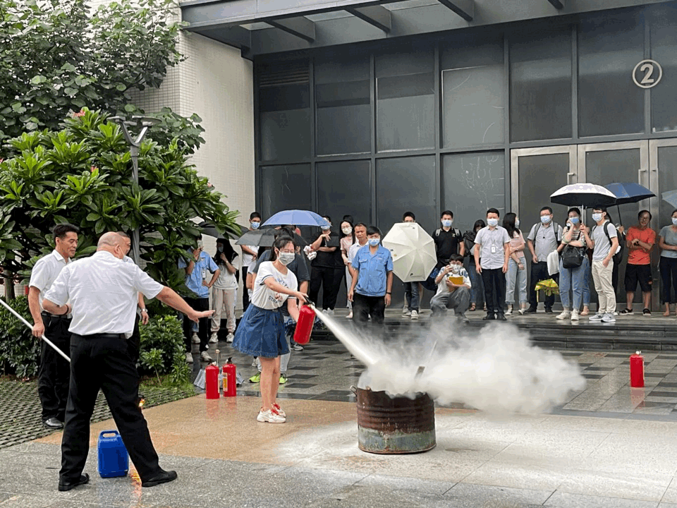 【安全生产】生物岛实验室开展安全消防演练：安全记心中，安全谋发展